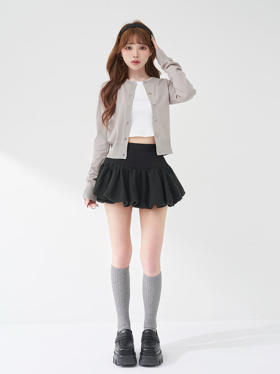 モデル：158cm（着用サイズ：FREE　着用カラー：GRY）