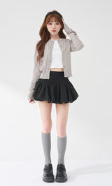 モデル：158cm（着用サイズ：FREE　着用カラー：GRY）