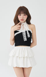 モデル：158cm（着用サイズ：FREE　着用カラー：BLK）