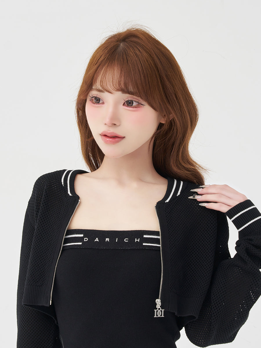 モデル：158cm（着用サイズ：FREE　着用カラー：BLK）