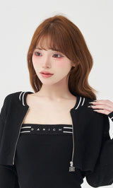 モデル：158cm（着用サイズ：FREE　着用カラー：BLK）