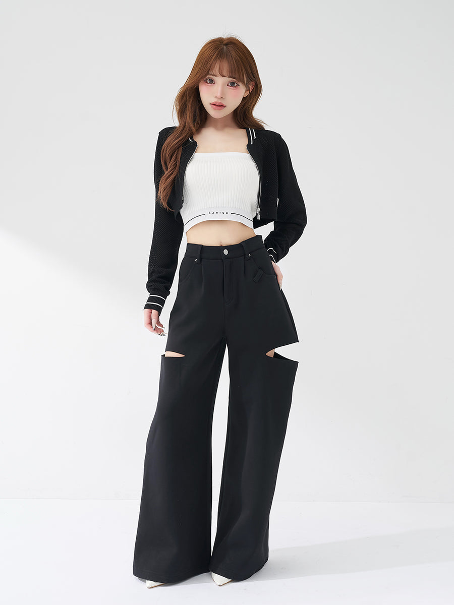 モデル：158cm（着用サイズ：FREE　着用カラー：BLK）