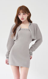 モデル：158cm（着用サイズ：FREE　着用カラー：GRY）