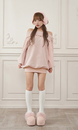 モデル：158cm（着用サイズ：FREE　着用カラー：PNK）