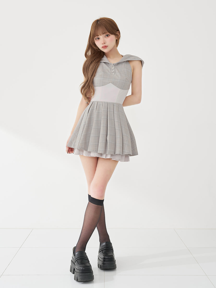 モデル：158cm（着用サイズ：FREE　着用カラー：GRY）