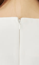 モデル：158cm（着用サイズ：FREE　着用カラー：WHT）