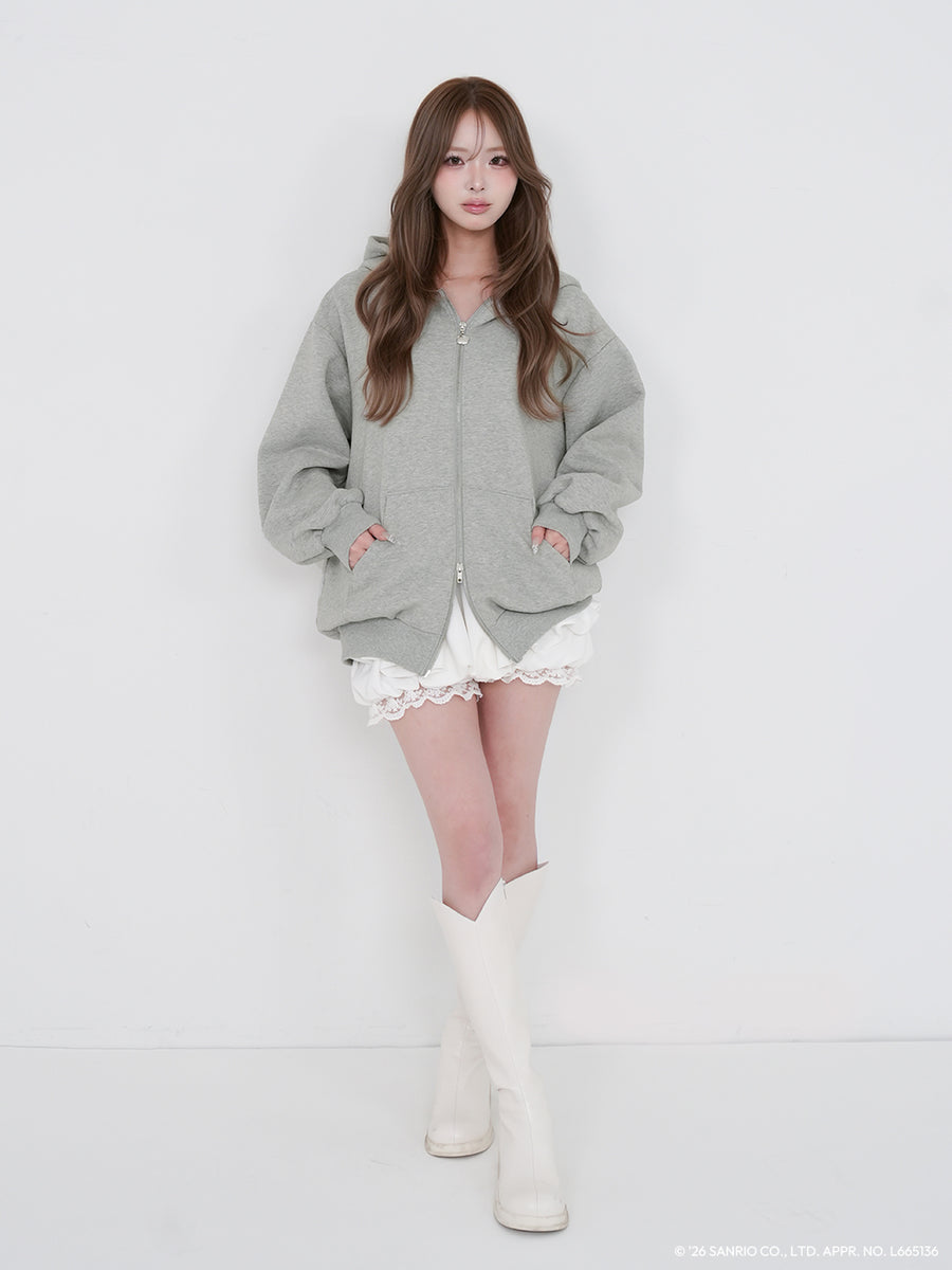 モデル：163cm（着用サイズ：FREE　着用カラー：GRY）