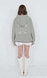 モデル：163cm（着用サイズ：FREE　着用カラー：GRY）