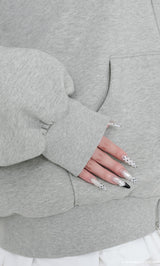 モデル：163cm（着用サイズ：FREE　着用カラー：GRY）