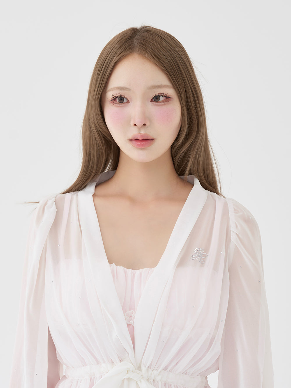 モデル：163cm（着用サイズ：FREE　着用カラー：PNK）