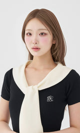 モデル：163cm（着用サイズ：FREE　着用カラー：BLK）