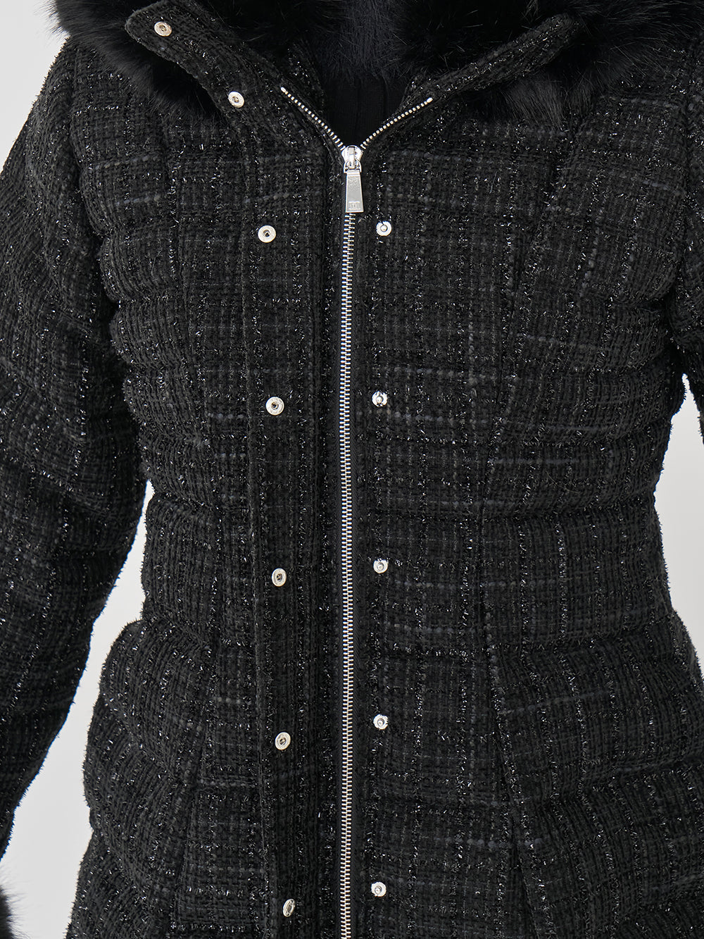 モデル：163cm（着用サイズ：S　着用カラー：BLK）