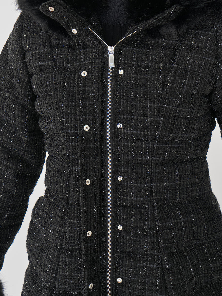 モデル：163cm（着用サイズ：S　着用カラー：BLK）