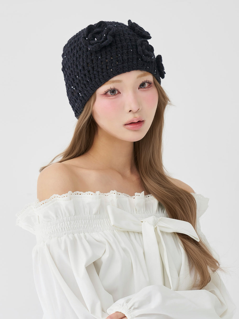 サイズ：FREE　カラー：BLK