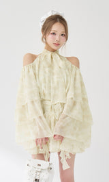 モデル：163cm（着用サイズ：FREE　着用カラー：YEL）