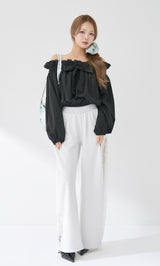 サイズ：FREE　カラー：SAX