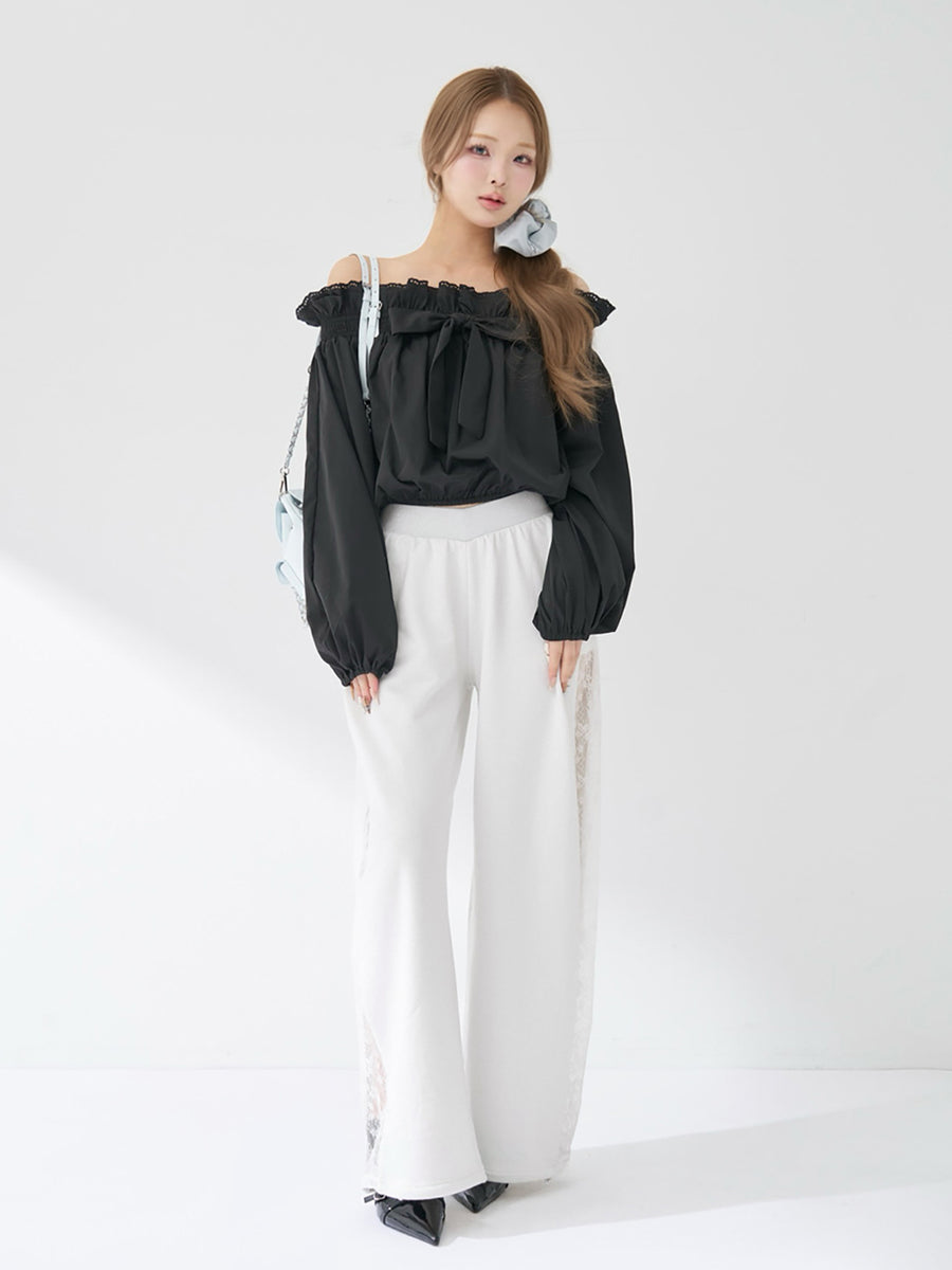 モデル：163cm（着用サイズ：FREE　着用カラー：WHT）