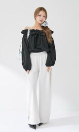 モデル：163cm（着用サイズ：FREE　着用カラー：WHT）