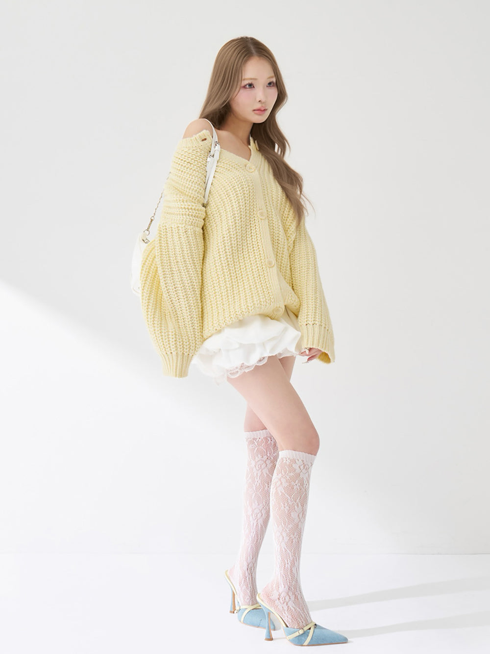 モデル：163cm（着用サイズ：FREE　着用カラー：WHT）