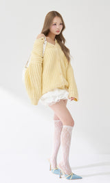 モデル：163cm（着用サイズ：FREE　着用カラー：YEL）