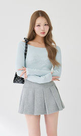 モデル：163cm（着用サイズ：FREE　着用カラー：SAX）