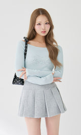 モデル：163cm（着用サイズ：FREE　着用カラー：SAX）