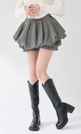 モデル：163cm（着用サイズ：FREE　着用カラー：GRY）