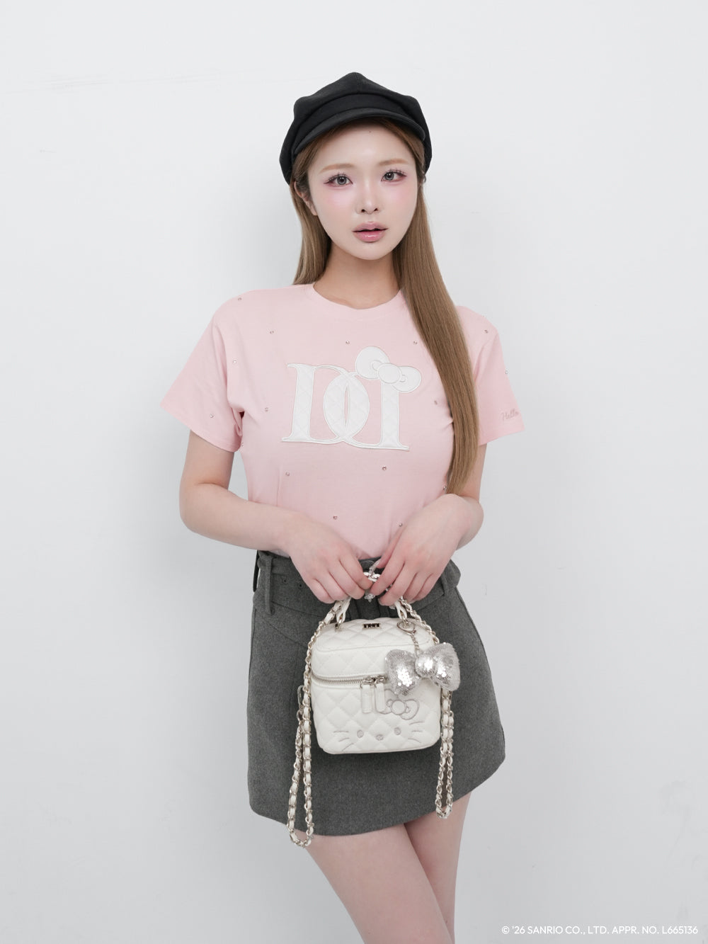 モデル：163cm（着用サイズ：FREE　着用カラー：PNK）