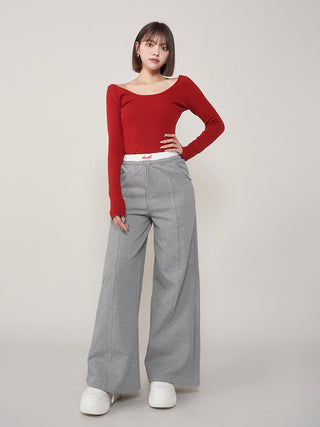 モデル：163cm（着用サイズ：FREE　着用カラー：GRY）