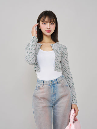 モデル：163cm（着用サイズ：FREE　着用カラー：GRY）