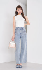 モデル：163cm（着用サイズ：FREE　着用カラー：WHT）