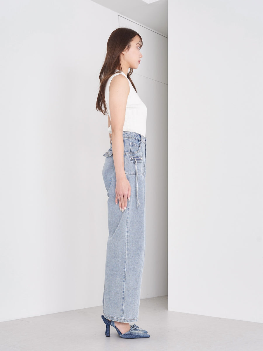 モデル：163cm（着用サイズ：FREE　着用カラー：WHT）
