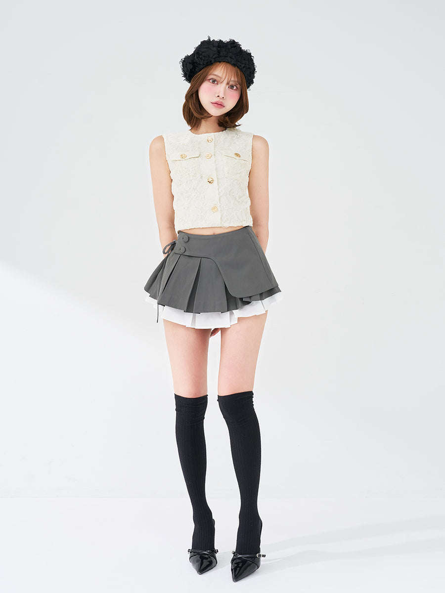 モデル：163cm（着用サイズ：S　着用カラー：GRY）