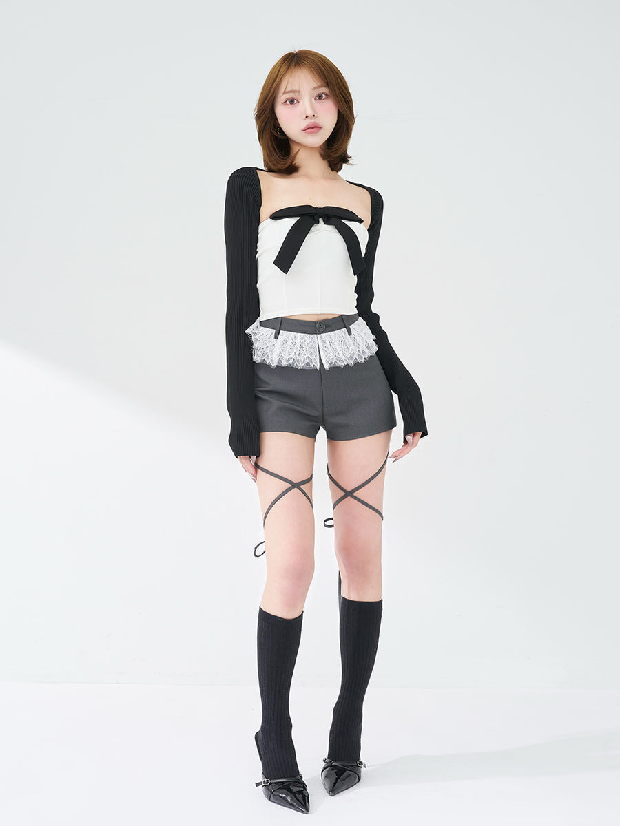 モデル：163cm（着用サイズ：FREE　着用カラー：WHT）