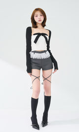 モデル：163cm（着用サイズ：FREE　着用カラー：WHT）