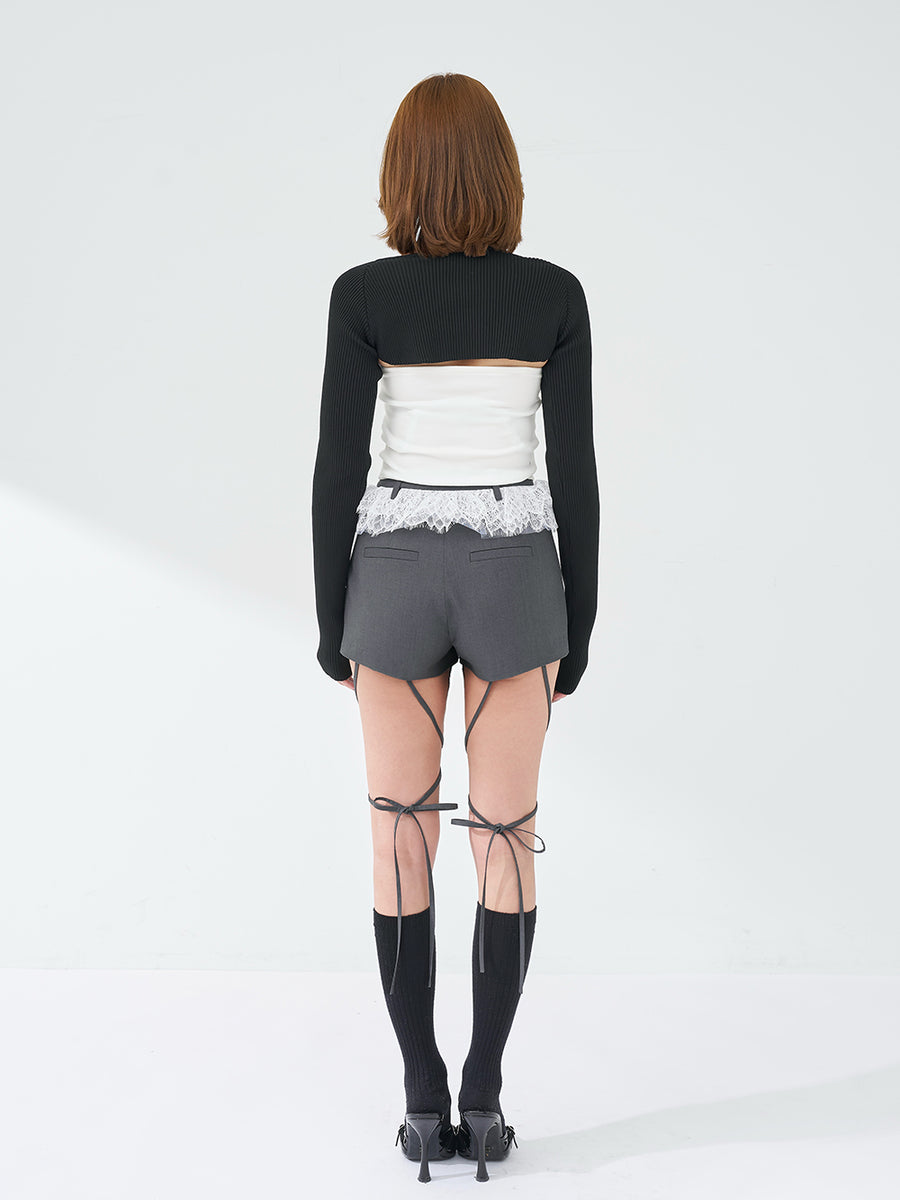 モデル：163cm（着用サイズ：FREE　着用カラー：WHT）