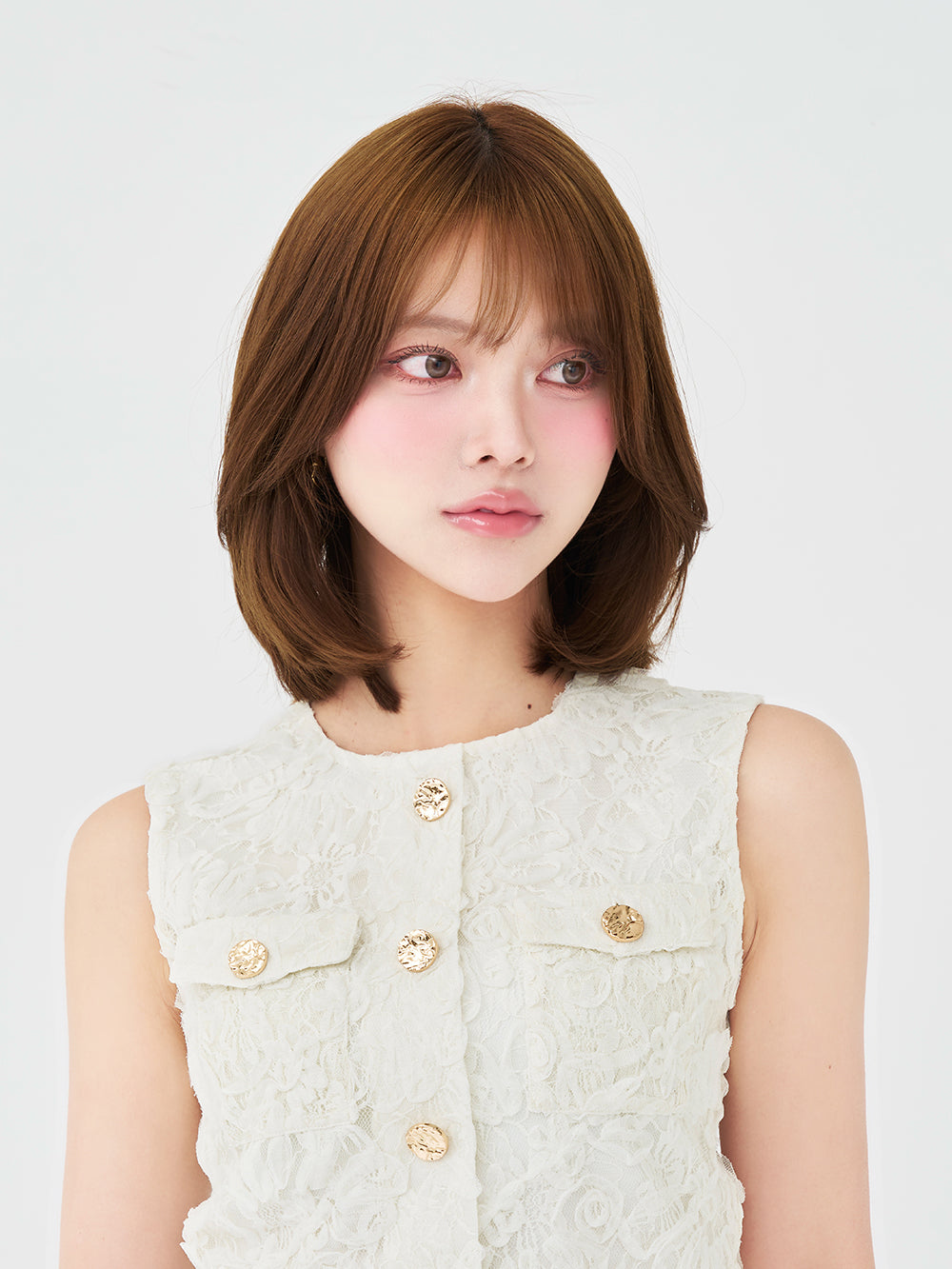 モデル：163cm（着用サイズ：FREE　着用カラー：IVO）