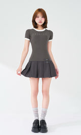 モデル：163cm（着用サイズ：FREE　着用カラー：GRY）