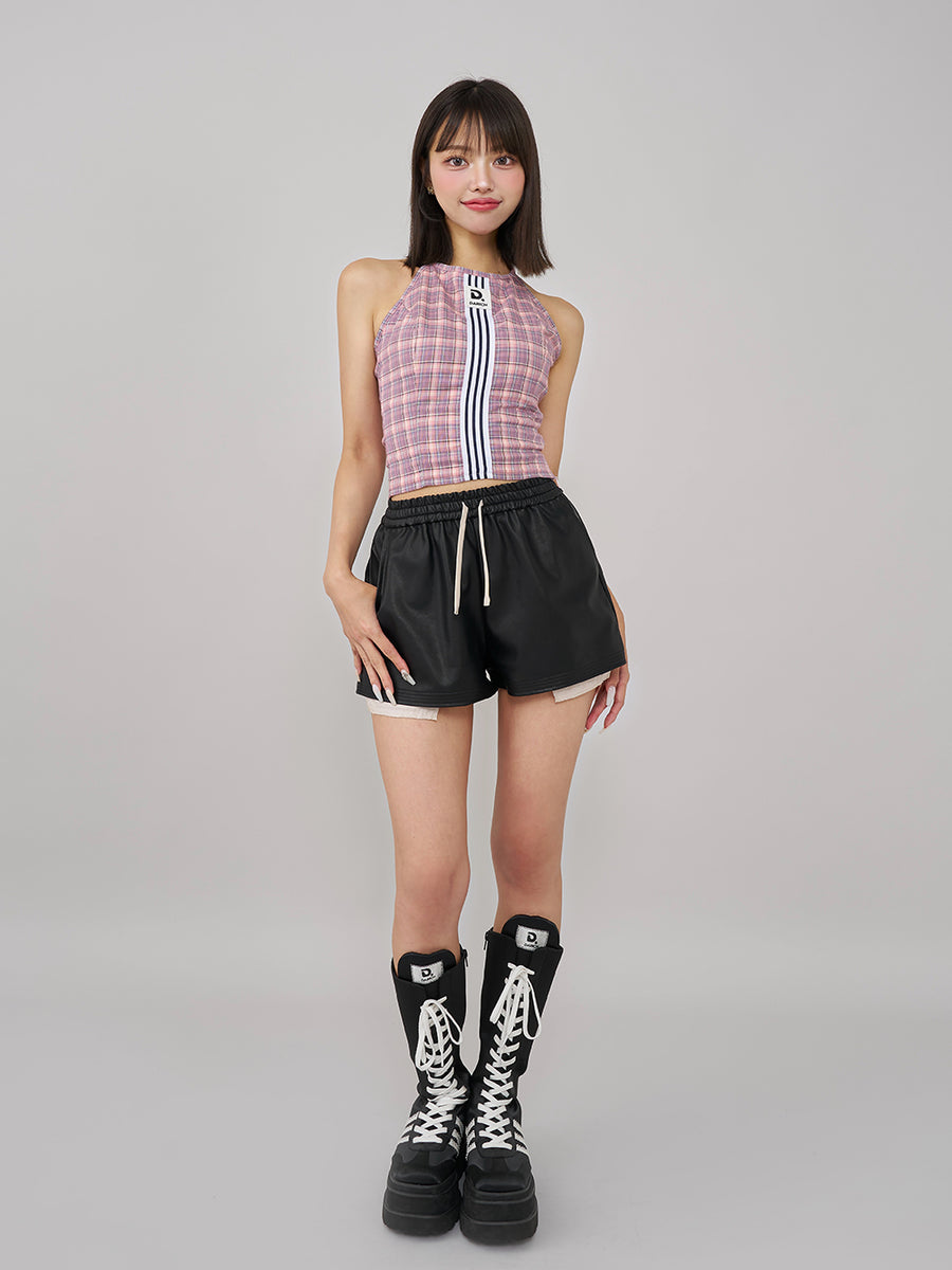 モデル：163cm（着用サイズ：FREE　着用カラー：BLK）