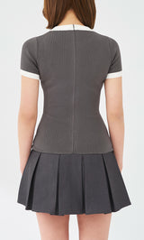 モデル：163cm（着用サイズ：FREE　着用カラー：GRY）