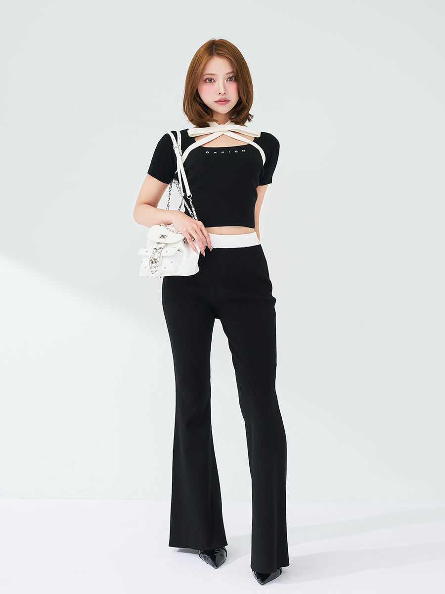 モデル：163cm（着用サイズ：FREE　着用カラー：BLK）