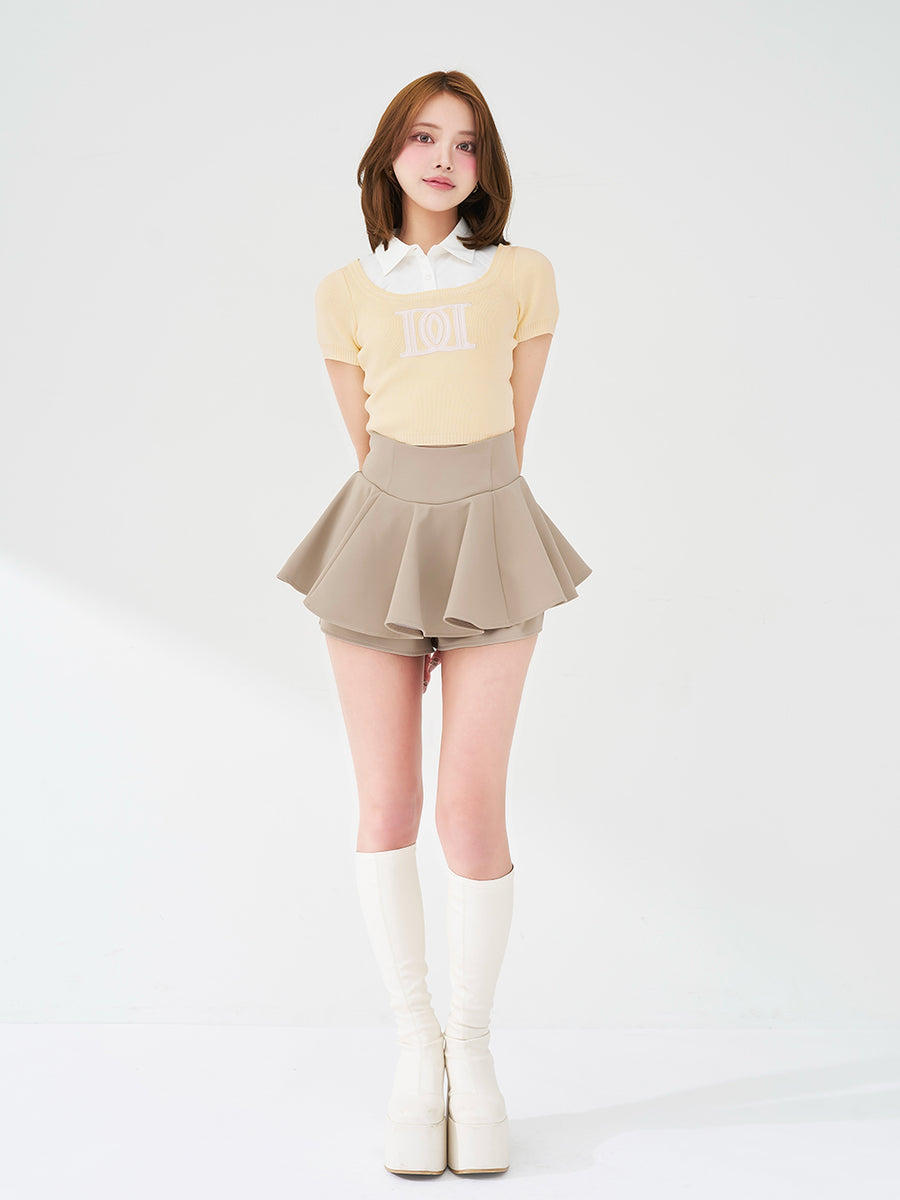 モデル：163cm（着用サイズ：FREE　着用カラー：YEL）