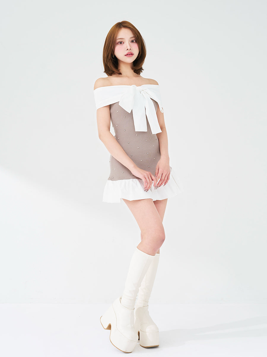 モデル：163cm（着用サイズ：FREE　着用カラー：GRY）