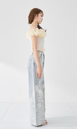 モデル：163cm（着用サイズ：FREE　着用カラー：WHT）