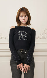 モデル：163cm（着用サイズ：FREE　着用カラー：BLK）