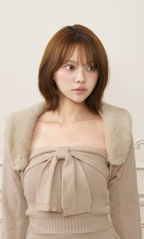 モデル：163cm（着用サイズ：FREE　着用カラー：BEG）