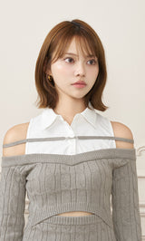 モデル：163cm（着用サイズ：FREE　着用カラー：GRY）