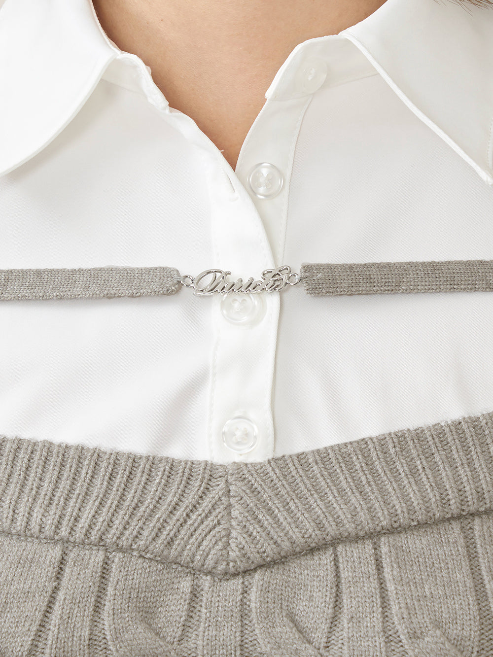 モデル：163cm（着用サイズ：FREE　着用カラー：GRY）