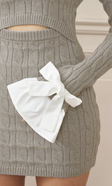 モデル：163cm（着用サイズ：FREE　着用カラー：GRY）