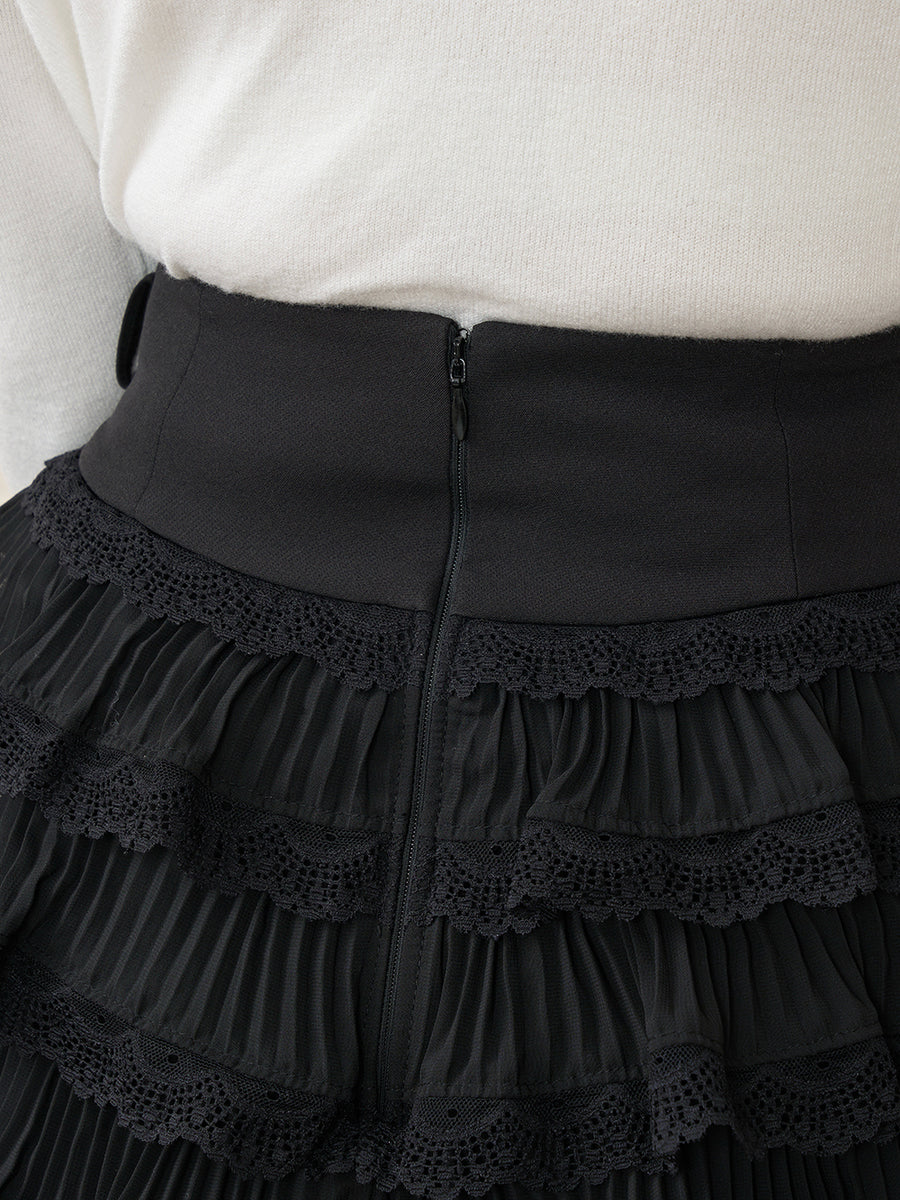 モデル：163cm（着用サイズ：S　着用カラー：BLK）